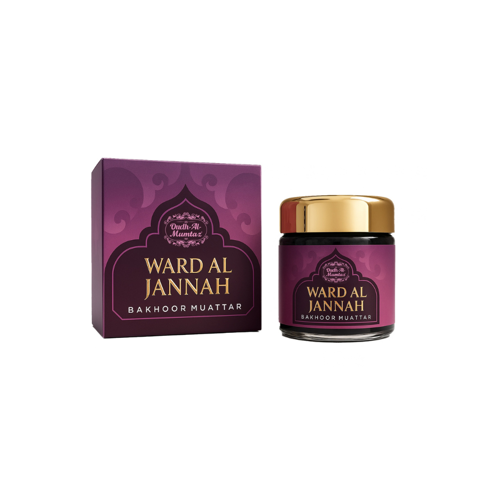 K‑VEDA Bakhoor Ward Al Jannah 40 gm– Incense Blend With Rose & Natural Resins For Purifying Atmosphere