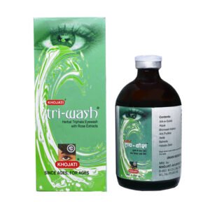 Triwash 100ml – Ayurvedic Eye Wash With Triphala & Rose Water For Refreshing Eye CleansingTRIWASH