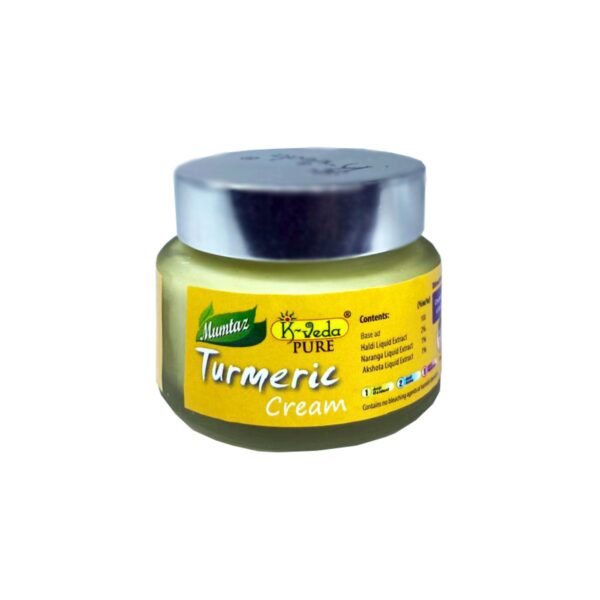 K-VEDA PURE MUMTAZ TURMERIC CREAM 40 gm – Ayurvedic Beauty Cream With Turmeric For Clear, Radiant Skin - Image 3