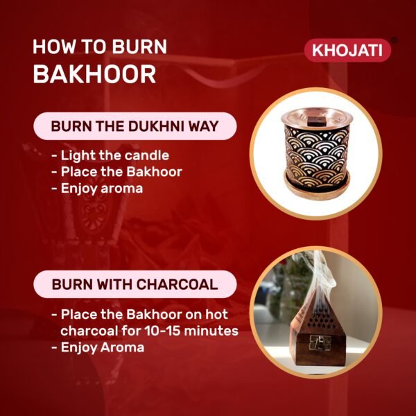 K‑VEDA BAKHOOR MUSK ROSE 40 gm – Bakhoor With Musk & Rose Blend For Calming Ambience - Image 5