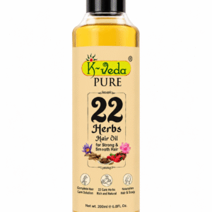 K-Veda Pure 99 Herbs Hair Oil | Ayurvedic Hair Growth Oil for Hair Fall Control, Strong Roots & Healthy Scalp | Natural Herbal Hair Care | 200ml