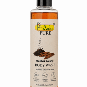 K‑VEDA OUDH & KALONJI BODY WASH 100 ml – Aromatic cleanser with agarwood & black seed for calming and nourishment