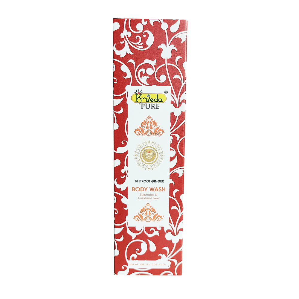 K-VEDA PURE BEETROOT GINGER BODY WASH 100ml