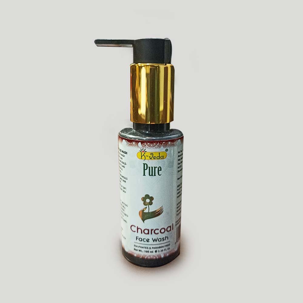 K-VEDA PURE CHARCOAL FACE WASH