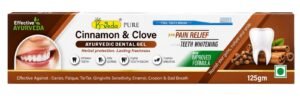 K-Veda Cinnamon & Clove Ayurvedic Dental Gel Toothpaste for Fresh Breath & Strong Teeth | Herbal Oral Care 125gm